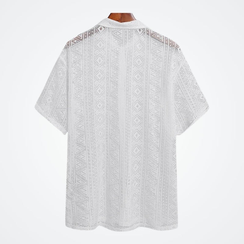 Camisa Masculina Manga Curta Tricot